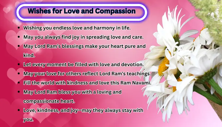 Happy Ram Navami Wishes in English - Best of Luck Wishes 5 Wishes for Love and Compassion